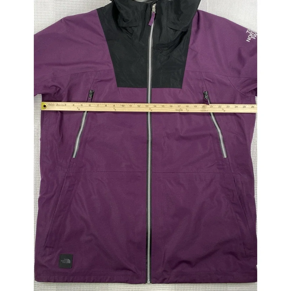 The‎ North Face Ceptor Hooded Jacket Men's XL Purple Black Ski Snowboard